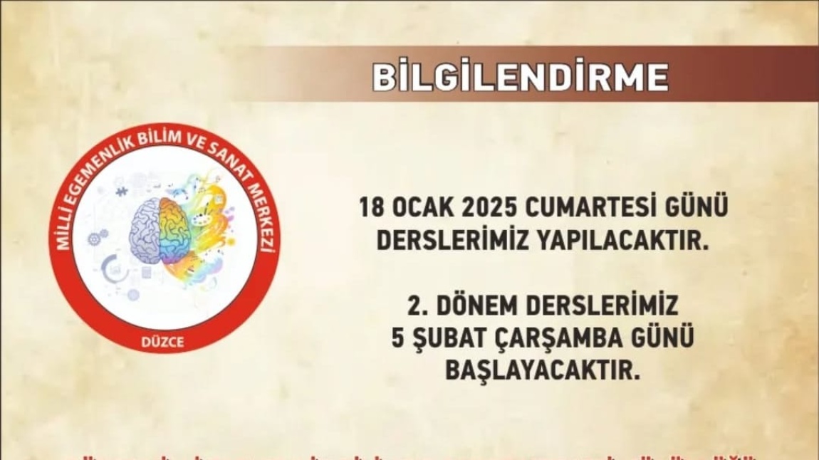 Bilgilendirme