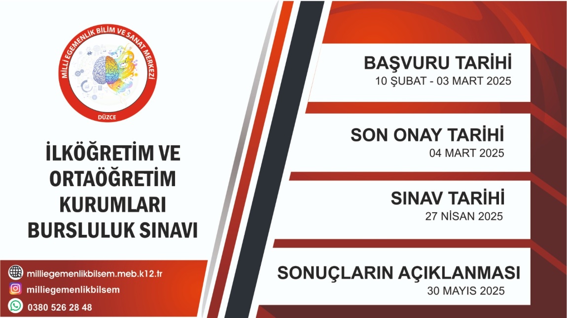 Bursluluk Sınavı Başvuruları